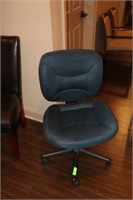 Blue Secretary's Chair