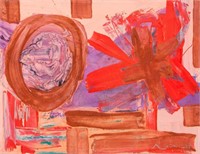 American Abstract OOC Signed Beiersdorf Gallery