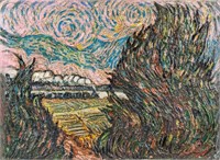 Dutch Impressionist Oil Canvas Signed Vincent