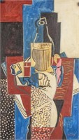 HENRI HAYDEN Polish 1883-1970 Acrylic Cubist