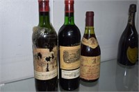 3 Red wine collector bottles - 2 Chateau Lafite Ro