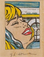 American Pop Art Signed Roy Liechtenstein