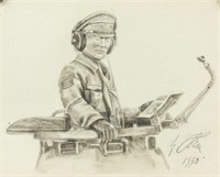 Austrian Graphite on Paper Signed A. Hitler
