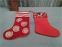 2 Christmas stockings