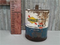 Sunoco DX 5 gallon oil can