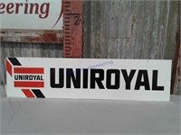 Uniroyal tin sign
