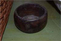 Brass trench art bowl
