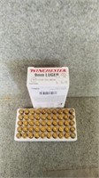 Winchester 9mm Luger 115 grain Full Metal Jacket