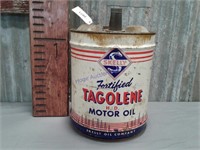 Skelly Tagolene motor oil 5 gallon can