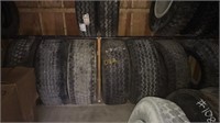 7 - Used Super Single Truck Tires,
