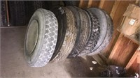 5 - Miscellaneous Used Truck Tires Various Sizes