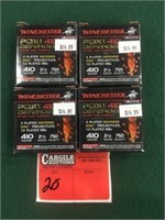 Four Boxes of Winchester PDX1 .410 Defender