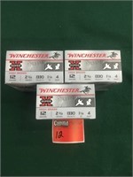 Three Boxes of Winchester SuperX 12ga. Hi-brass