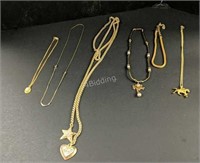 DS- Gold Tone Fashion Necklaces