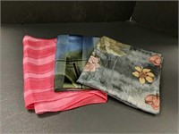 HH- Lot of 3 Assorted Fashion Scarves