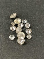 HH- Lot of 13 Assorted Sized Diamonds