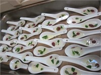 Chinese Spoons - Porcelain (x 60).