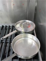 Professional Deep Sauté/Frying Pans (x 2).