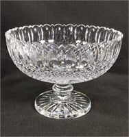 Waterford Crystal Artist Signed Compote