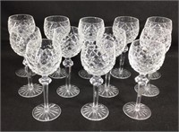 12 Lismore Waterford Goblets