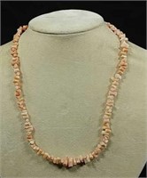 Beautiful 20 Inch Coral Necklace