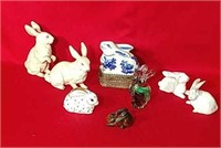 8 Piece Collectible Rabbit Collection