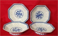 (4) Antique Chinese Porcelain Rice Bowls