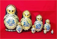 8 Piece Authentic Russian Nesting Dolls