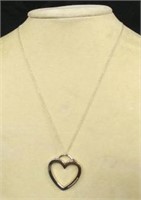 Tiffany & Co. Sterling Silver Necklace & Heart