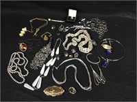 Sterling Silver & Costume Jewelry Group