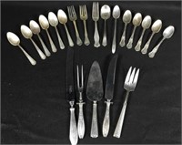 21 Pieces Assorted Sterling Flatware