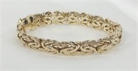 14 Karat Gold Turkish Link Bracelet