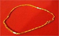 22 Karat Yellow Gold Box Bracelet