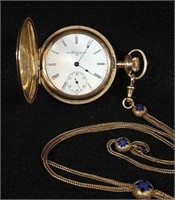 Elgin 15 Jewel Ladies Pocket Watch With Fob