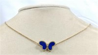 14 Karat Necklace & Butterfly Pendant