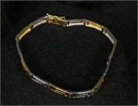 14 Karat Greek Key Bracelet