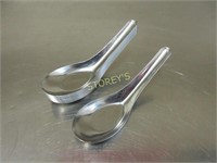Chinese Spoons - Stainless Steel (x 12).