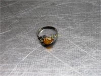 Topaz and Silver Lady’s Ring.
