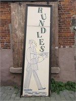 Vintage Rundles Sign (back alley).