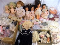 Vintage dolls and clothes