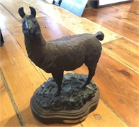 "Herd Sire" Llama Bronze By Carol Howe