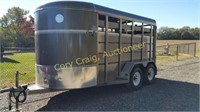 2007 CORN PRO 15’ STEEL, BUMPER HITCH LIVESTOCK T