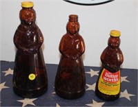 Mrs. Butterworth Syrup Bottles (3)