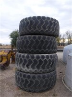 23.5R 25   Loader Tires- Set of 4