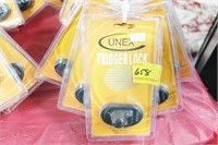 10 UNEX TRIGGER LOCKS NEW IN PACKAGE