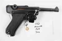 MAUSER PISTOL MATCHING NUMBERS, WAFFENAMT STAMP,