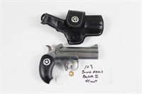 BOND ARMS PISTOL NEW IN BOX WITH LEATHER HOLSTER,