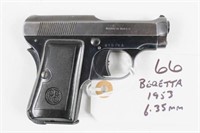 BERETTA PISTOL - 1 MAGAZINE, PURCHASE RECIEPT FROM