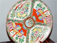 Oriental Porcelain Plate with Stand