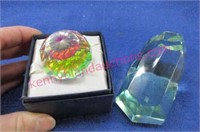 crystal prism paperweight-crystal rock paperweight